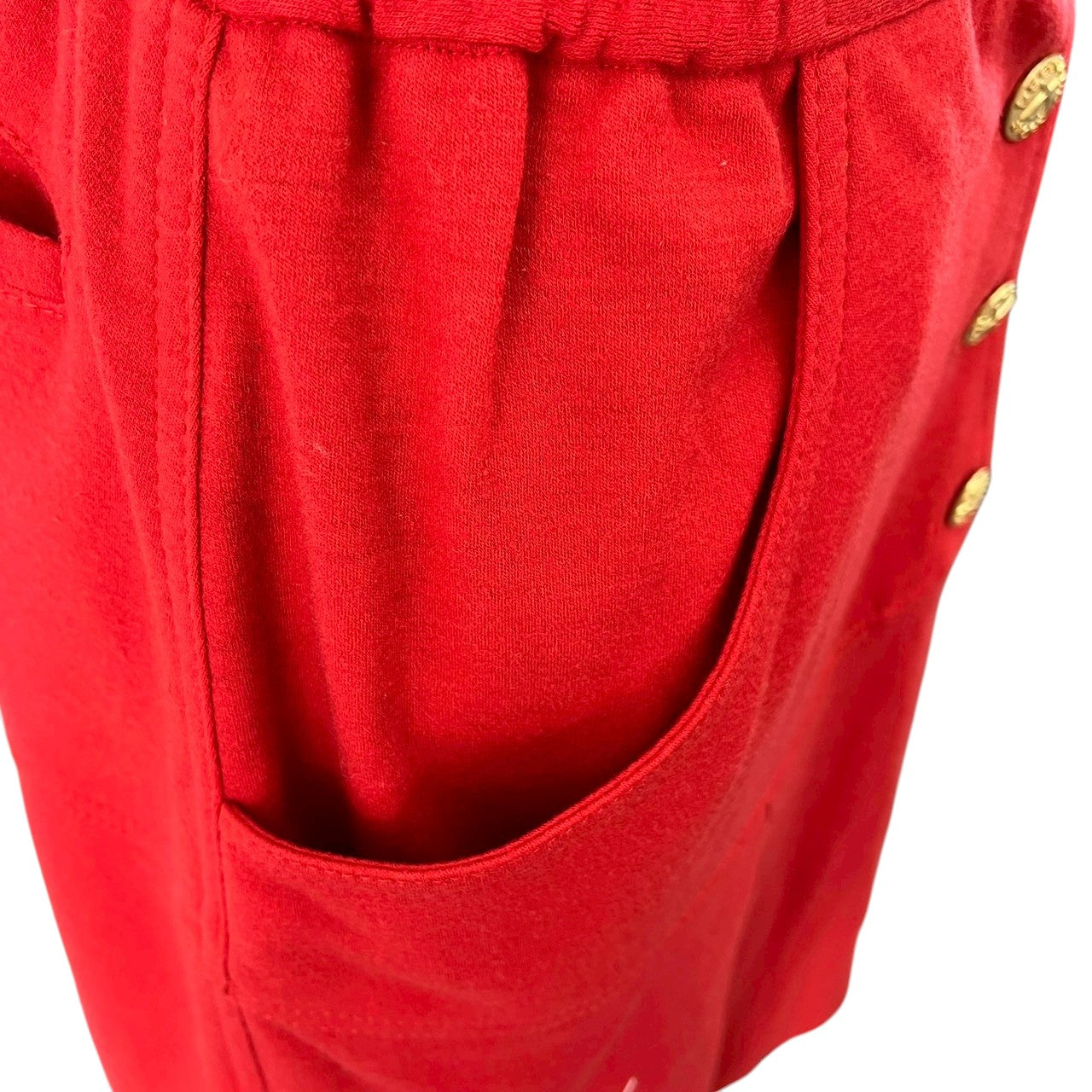 【RC2601-107】LEONARD スカート ウール　レッド　66-92