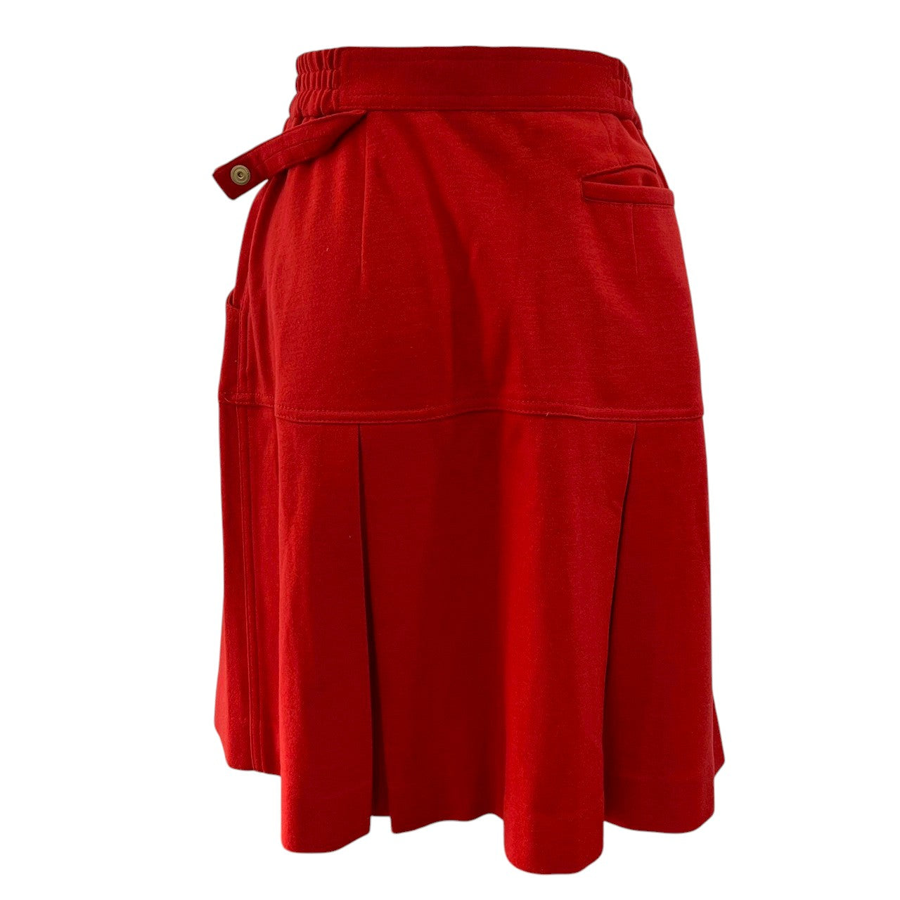 【RC2601-107】LEONARD スカート ウール　レッド　66-92