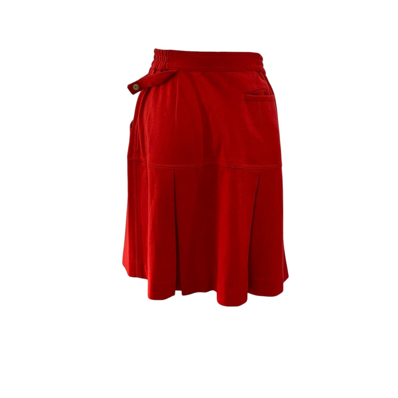 【RC2601-107】LEONARD スカート ウール　レッド　66-92