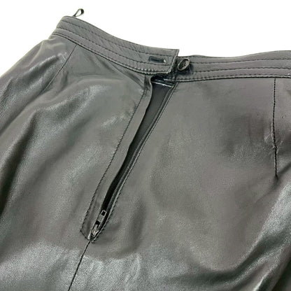 【RC2601-105】valentino garavaniPelle ブラウン　革　ブラック　40