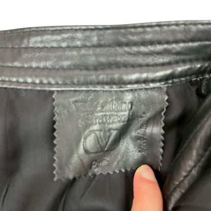 【RC2601-105】valentino garavaniPelle ブラウン　革　ブラック　40