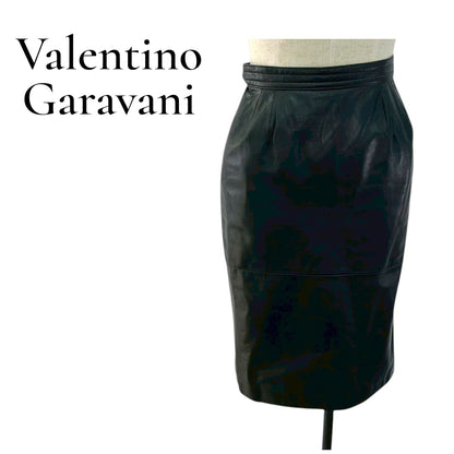 【RC2601-105】valentino garavaniPelle ブラウン　革　ブラック　40