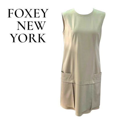 【RC2601-103】FOXEY NEYORK ワンピース　ベージュ　40