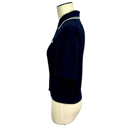 【RC2601-128】miumiu ニットポロ　ネオビー　38