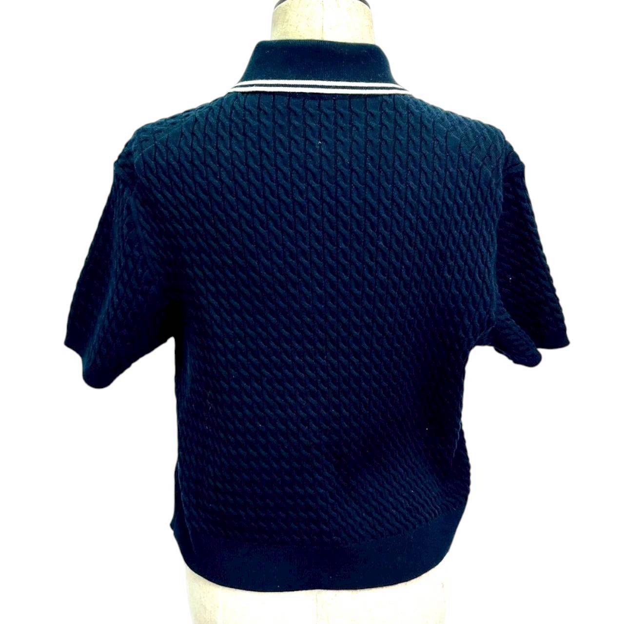 【RC2601-128】miumiu ニットポロ　ネオビー　38