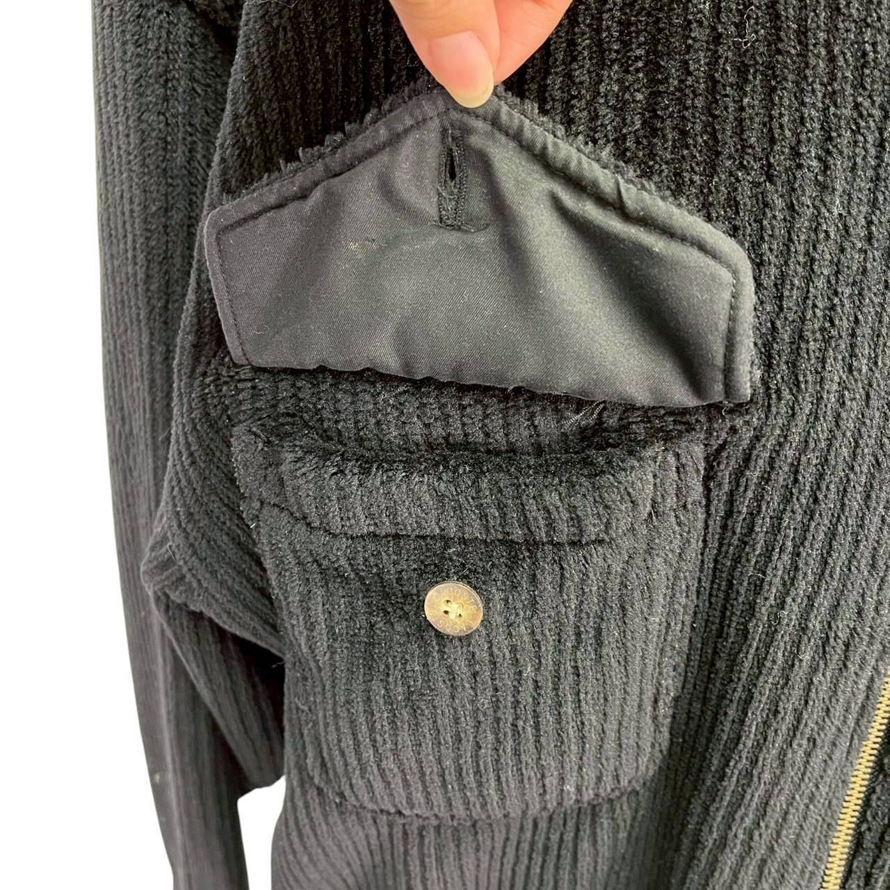 【RC2601-127】LACOSTE　ポーラーテック　ミリタリージャケット　ブラック