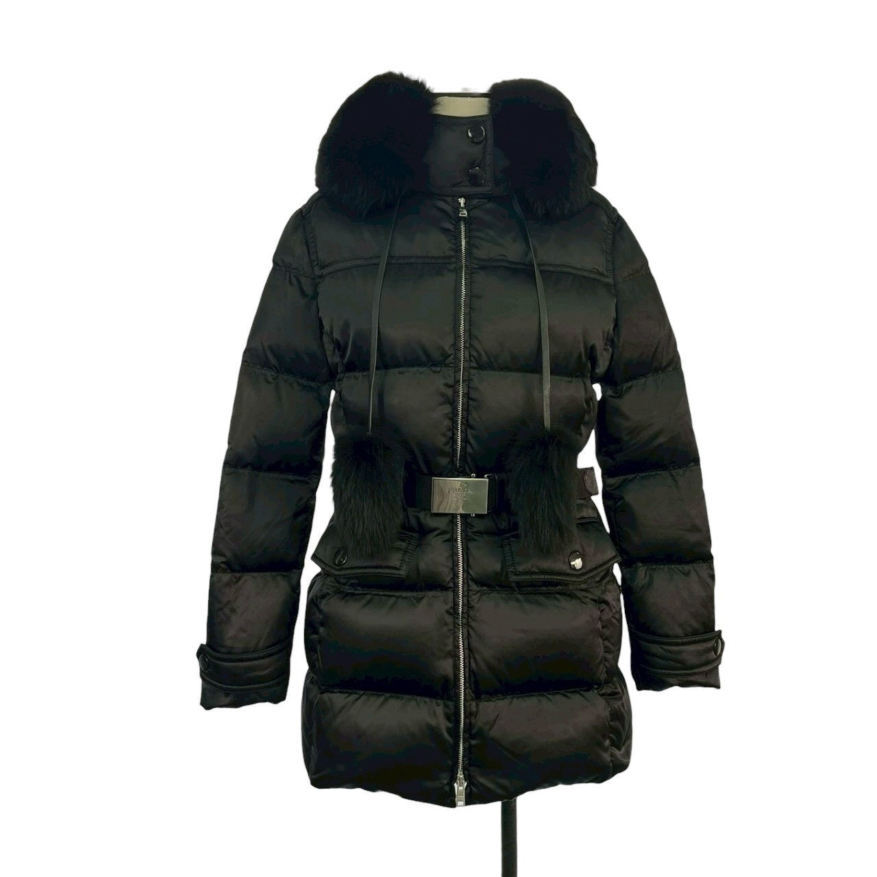 RC2601-115 PRADA ブラック ダウンコート 40