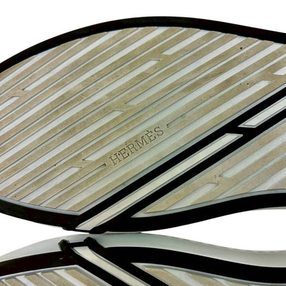 【RC2601-400】HERMES キッド　ヴェロア　スニーカー　ピンク　