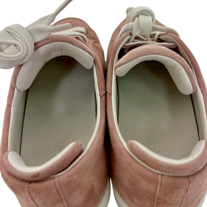 【RC2601-400】HERMES キッド　ヴェロア　スニーカー　ピンク　