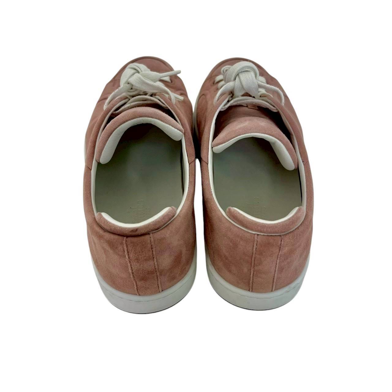 【RC2601-400】HERMES キッド　ヴェロア　スニーカー　ピンク　