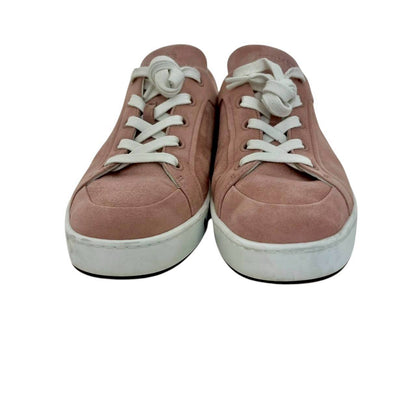 【RC2601-400】HERMES キッド　ヴェロア　スニーカー　ピンク　