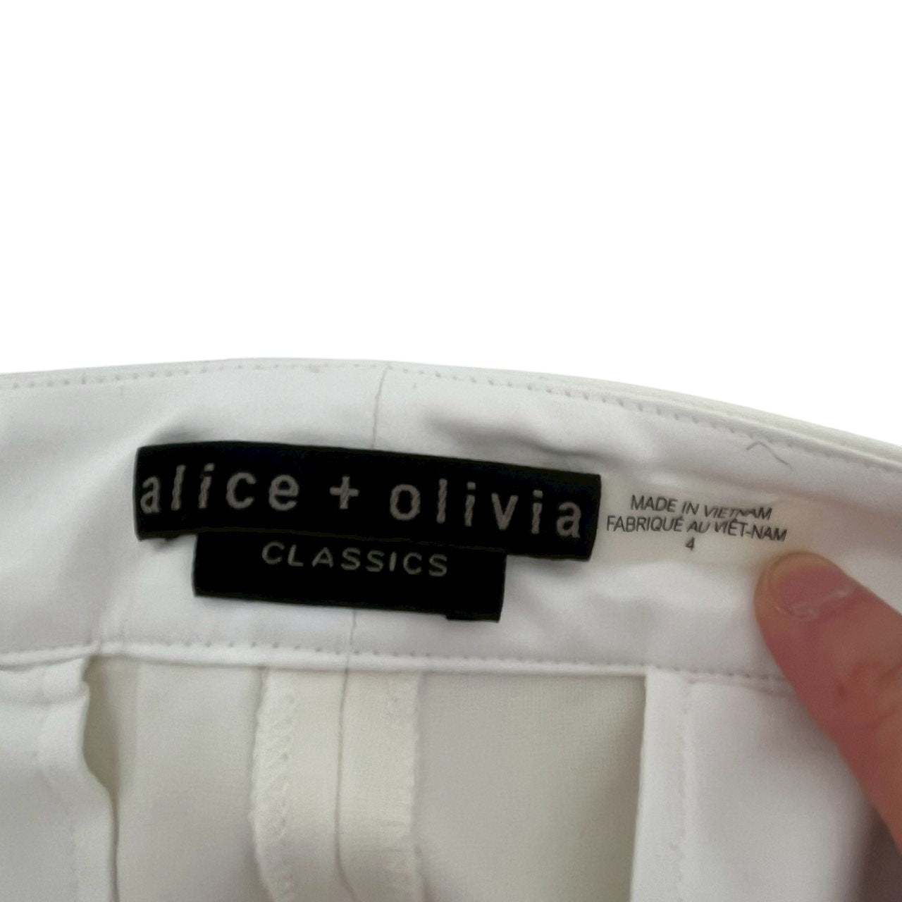 【RC2601-404】aloce+olivia CLASSICS　パンツ　ホワイト　4