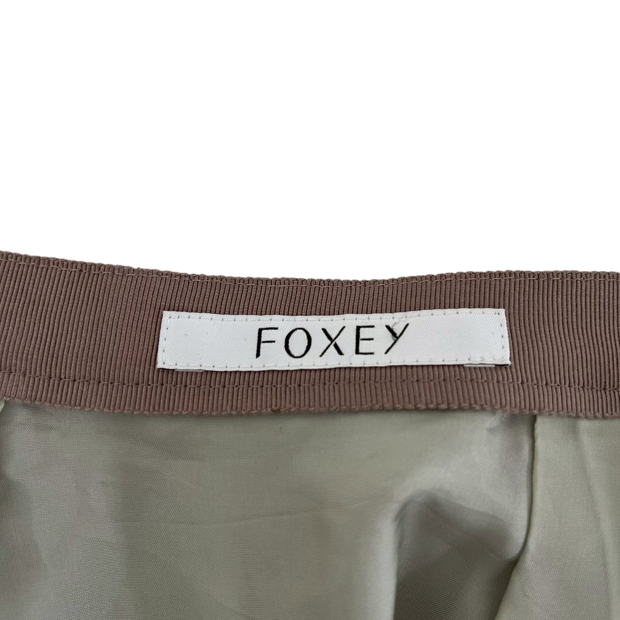 【RC2601-405】FOXEY　スカート　ベージュ　38
