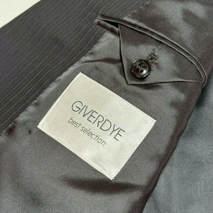 【OG-21】GIVERDYE （ジバルディ）617A8005　ブラック シャドーストライプスーツ　BE5