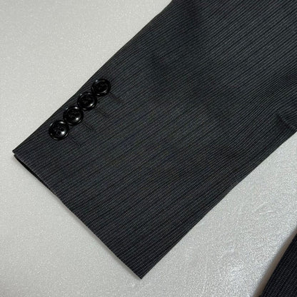 【OG-24】GIVERDYE （ジバルディ）617B8003　グレー シャドーストライプツーパンツスーツ　AB4