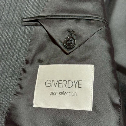 【OG-24】GIVERDYE （ジバルディ）617B8003　グレー シャドーストライプツーパンツスーツ　AB4