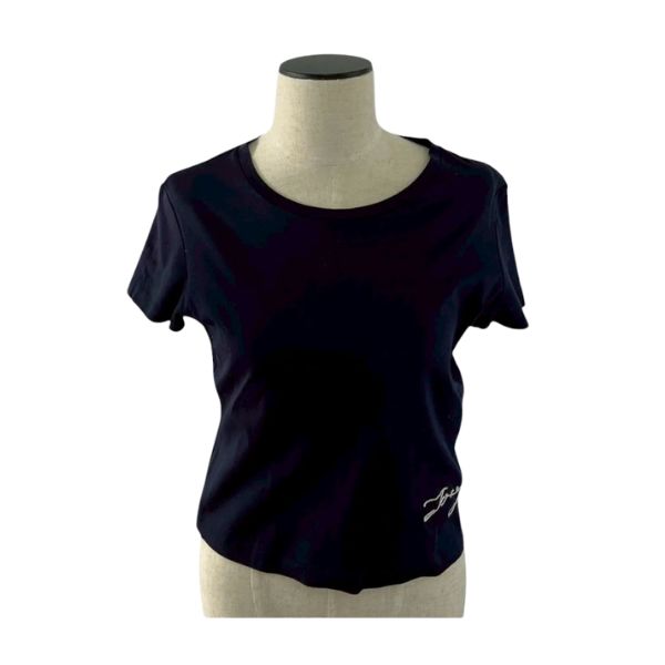 FOXEY TシャツContrail R ロゴ エンブロイダリー Tシャツ 38