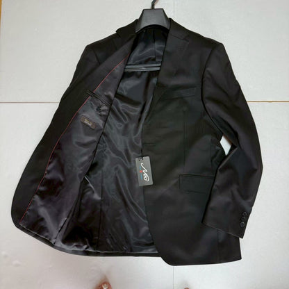 【OG-20】NEO CAESAR (ネオシーザー）191A6009　ブラック シャドーストライプスーツ　ALL