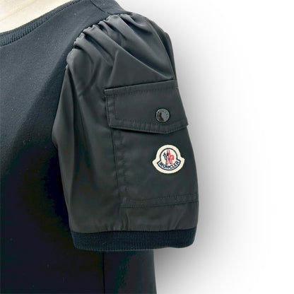 【692-3】MONCLER　ワンピース　ブラック