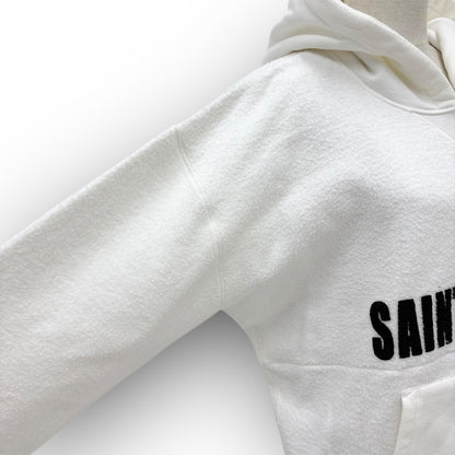 【SRC-3】SAINT LAURENT　白パーカ　Lサイズ