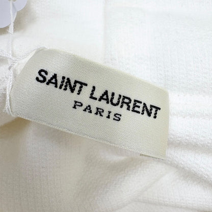 【SRC-3】SAINT LAURENT　白パーカ　Lサイズ