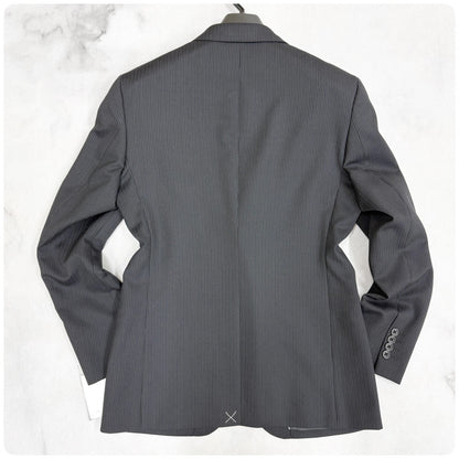 新品 GIVERDYE ジバルディ ストライプ ビジネススーツ ブラック L