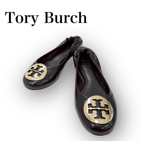 【SRC-72】TORY BURCH レザーシューズ レザー/レディース/ブラック