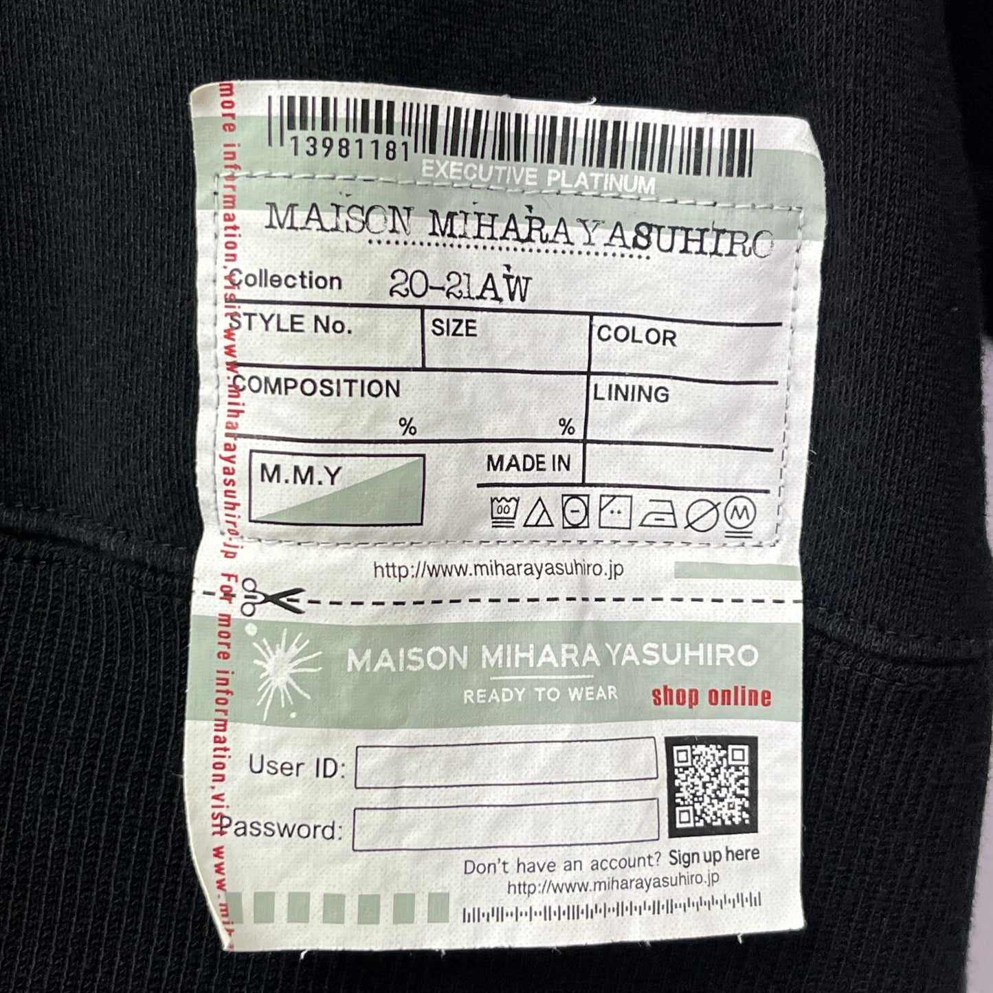 メゾンミハラヤスヒロ
 カットソー 38