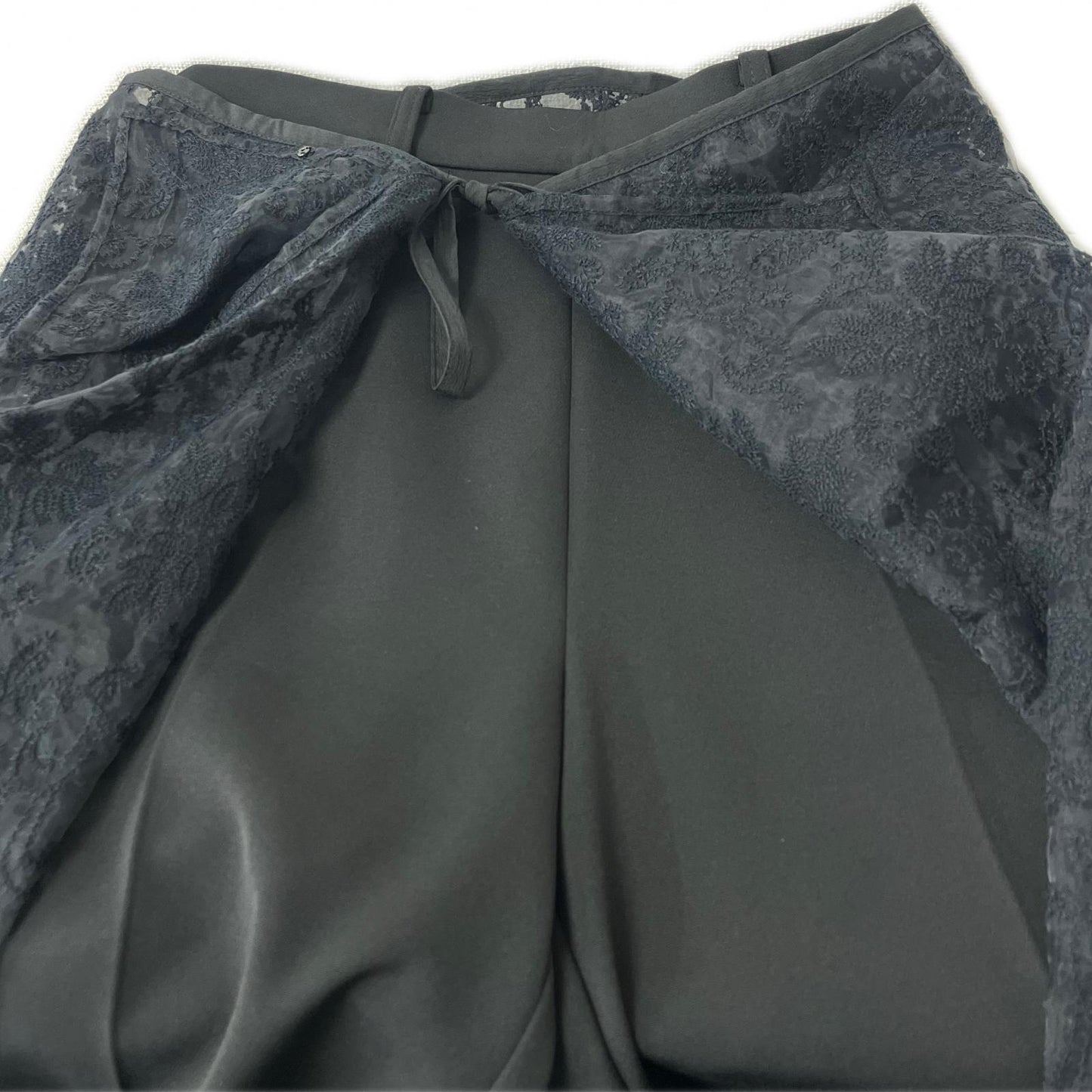 COEL　コエル　レーススカート付きスラックス　パンツ　ヨンア 38