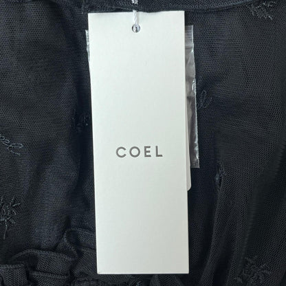 COEL コエル　チュールワンピース　ブラック　38　ヨンア