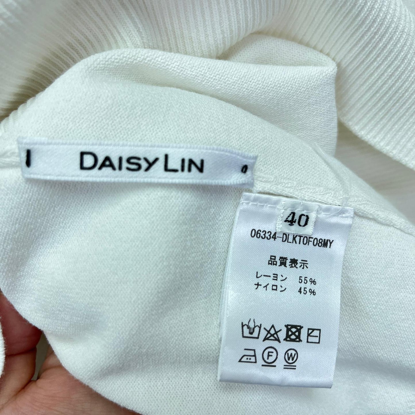 DAISY LIN　デイジーリン ポロシャツ　ホワイト