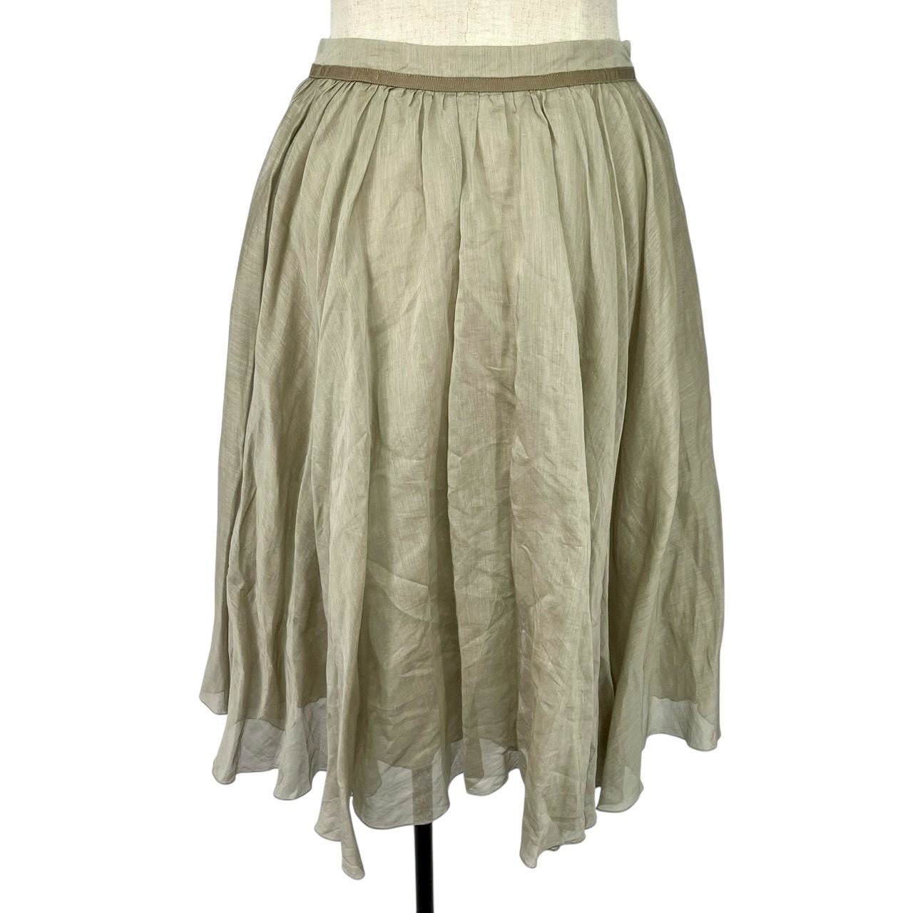 RC2601-121 foxey プリーツスカート ベージュ 38