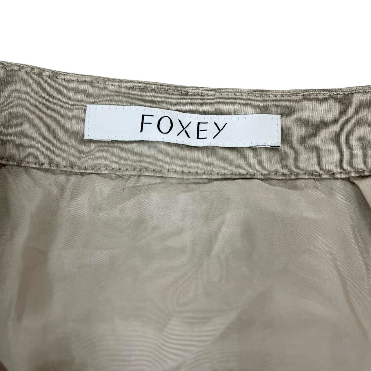 RC2601-121 foxey プリーツスカート ベージュ 38