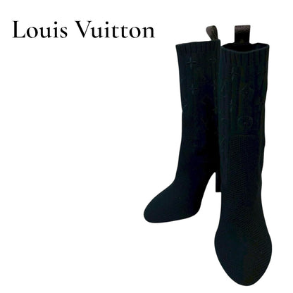 RC2601-203 Louis Vuitton シルエット アンクルブーツ ブラック 36