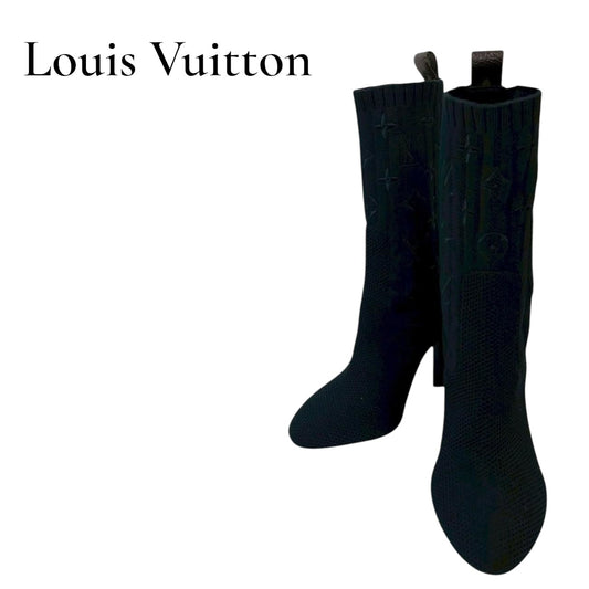 RC2601-203 Louis Vuitton シルエット アンクルブーツ ブラック 36