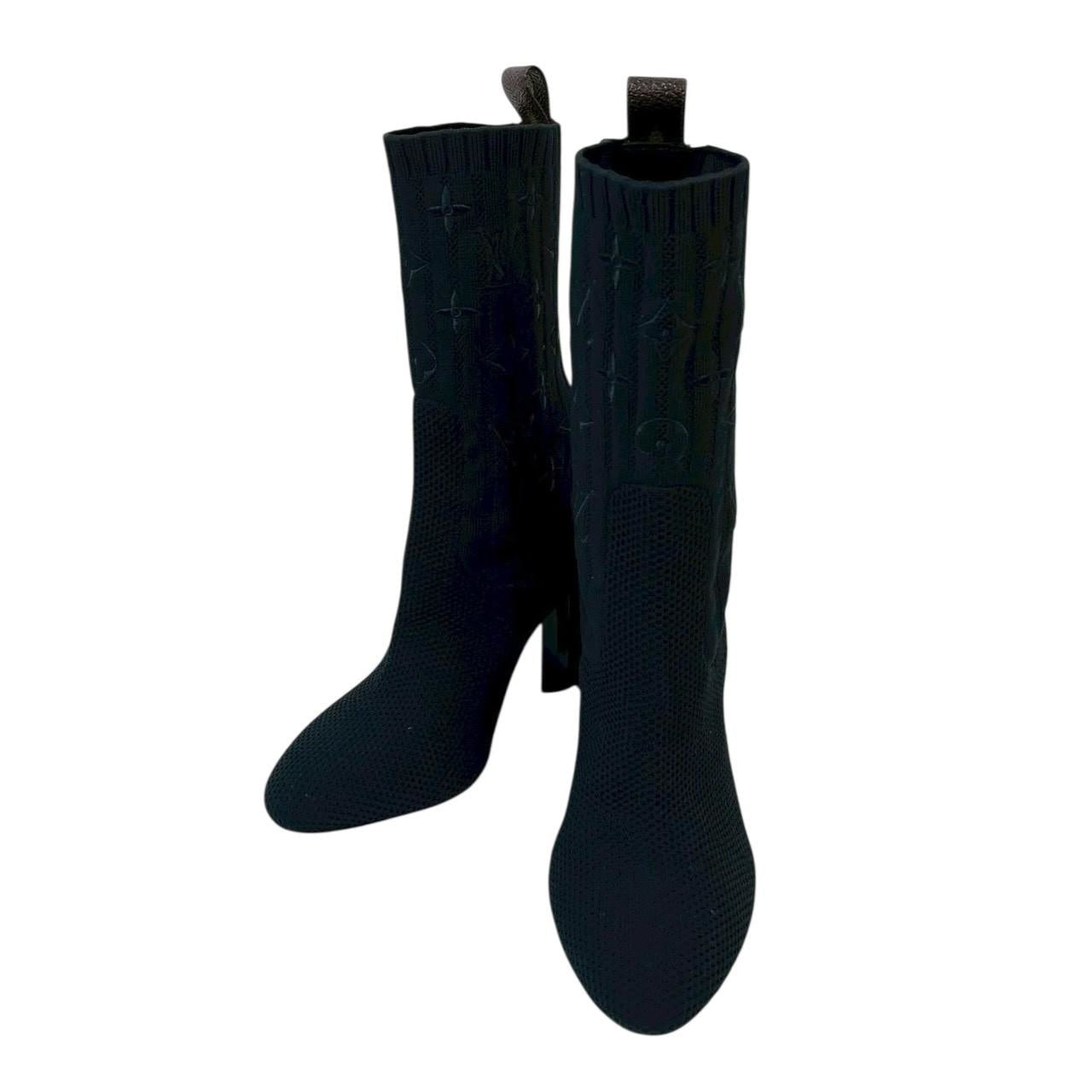 RC2601-203 Louis Vuitton シルエット アンクルブーツ ブラック 36