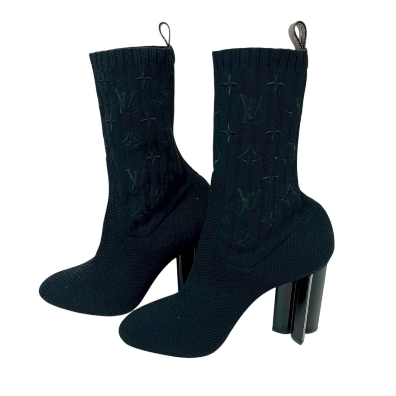 RC2601-203 Louis Vuitton シルエット アンクルブーツ ブラック 36