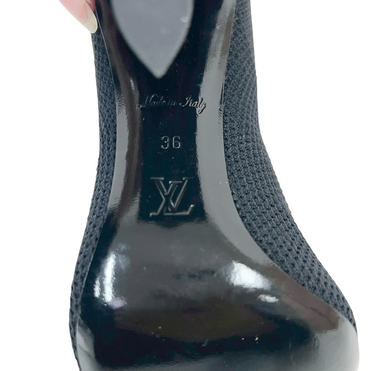 RC2601-203 Louis Vuitton シルエット アンクルブーツ ブラック 36