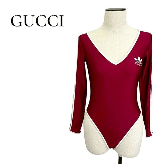 RC2601-124 GUCCI adidas ボディスーツ レッド