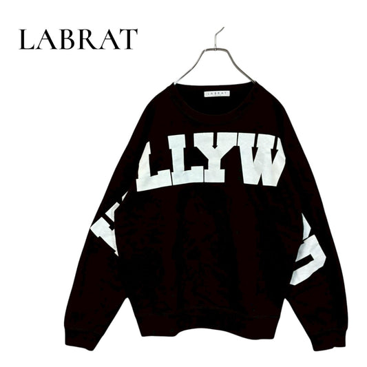 RC2601-803 LABRAT スウェット トレーナー ブラック L メンズ