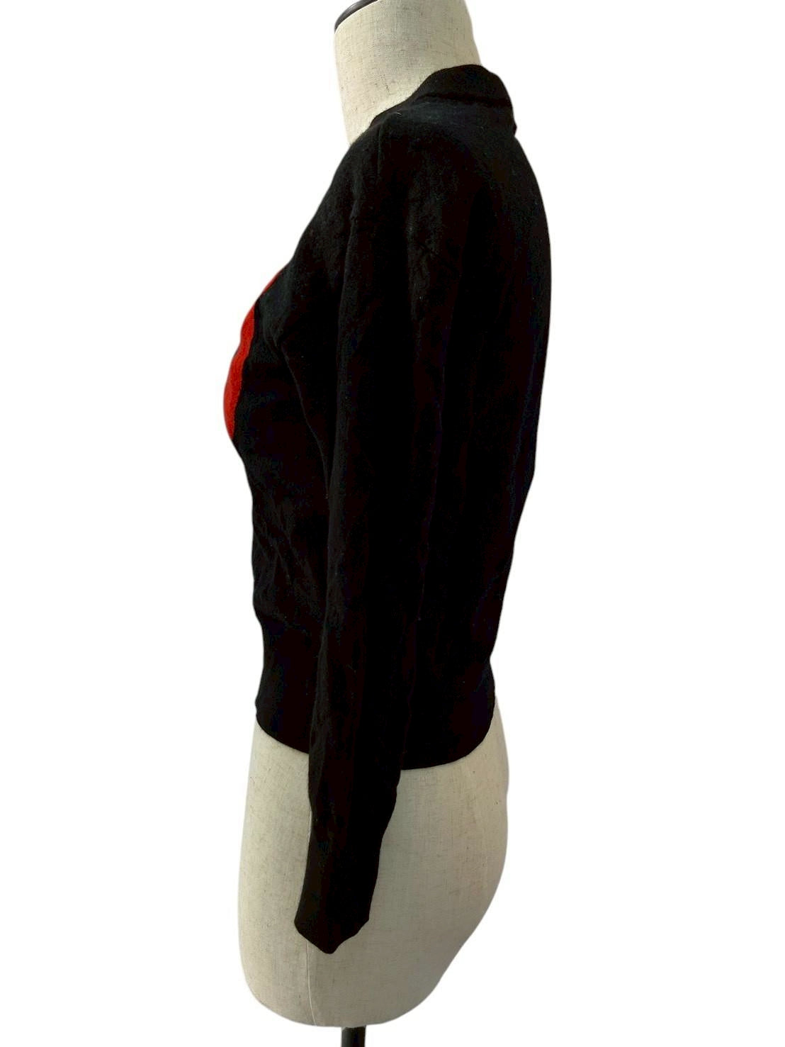 RC2601-99 katesspade ニット ハート ブラック XS