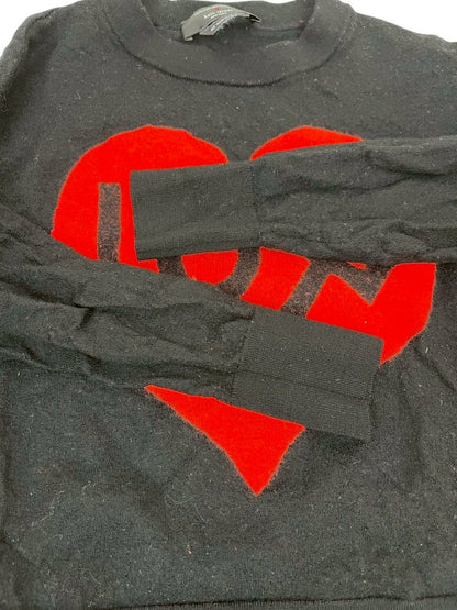 RC2601-99 katesspade ニット ハート ブラック XS