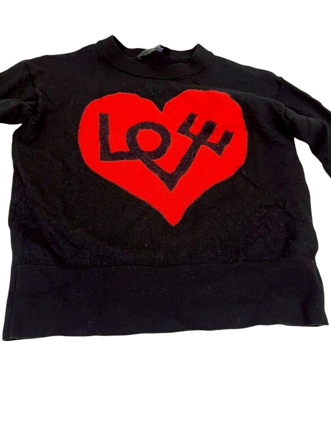 RC2601-99 katesspade ニット ハート ブラック XS