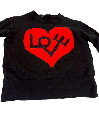 RC2601-99 katesspade ニット ハート ブラック XS