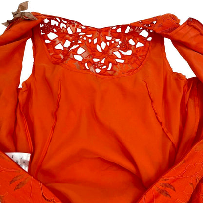 RC2601-95 N21 ワンピース オレンジ