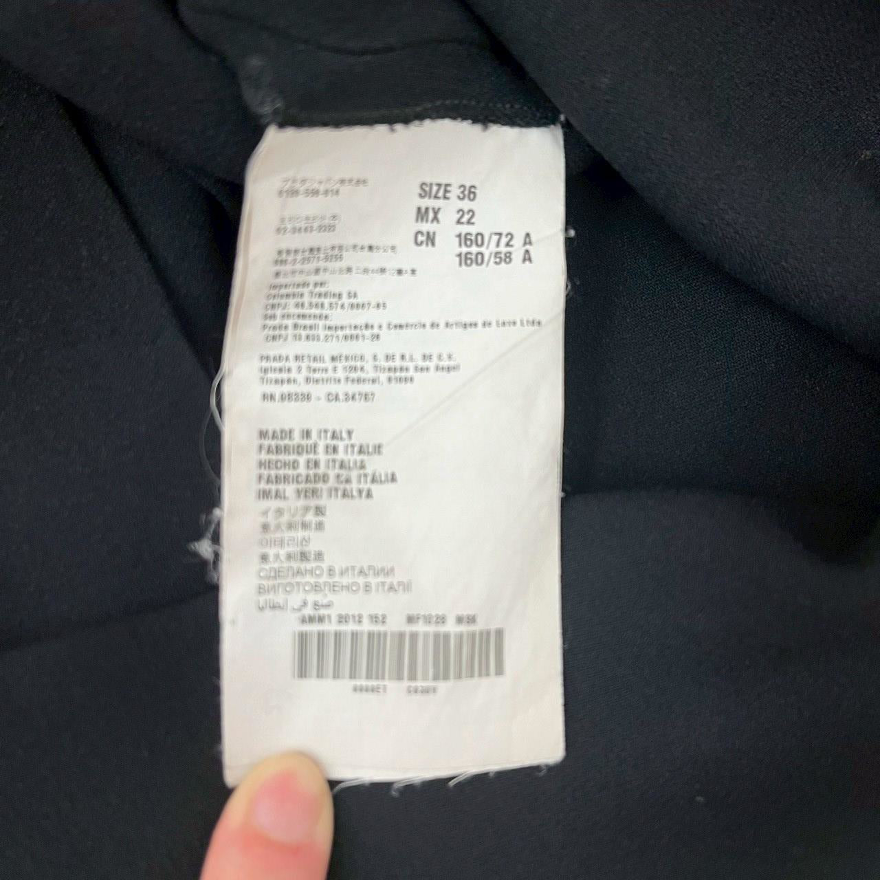 RC2601-101 miumiu ワンピース ブラック 36