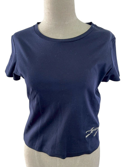 FOXEY TシャツContrail R ロゴ エンブロイダリー Tシャツ 38