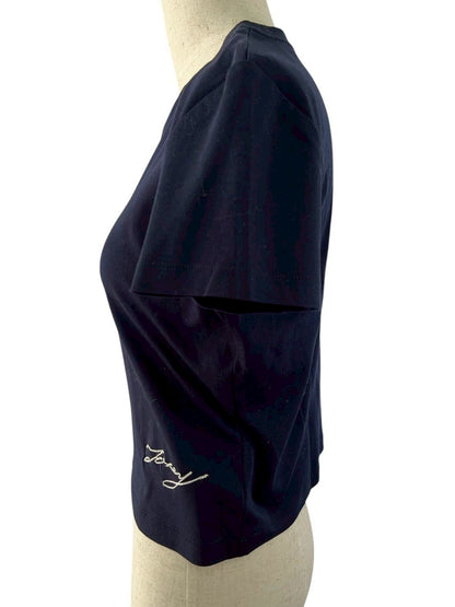 FOXEY TシャツContrail R ロゴ エンブロイダリー Tシャツ 38