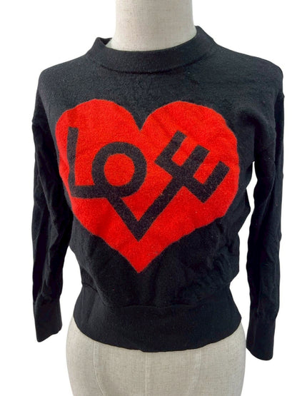 RC2601-99 katesspade ニット ハート ブラック XS