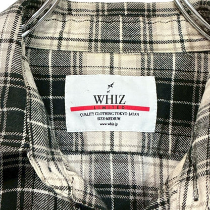 RC2601-804 WHIZLIMITED チェック シャツ ホワイト ブラック メンズ